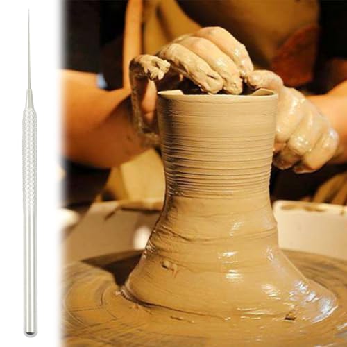 Aoserge Pottery Needle Tool, 12 PCS, Stainless Steel Clay Sculpting