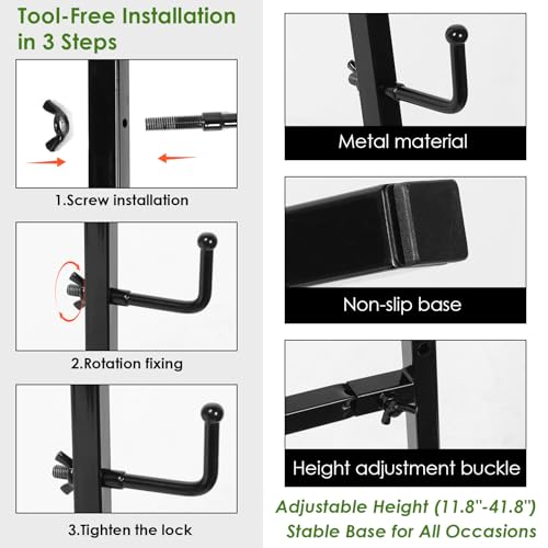 Black Easel Stand for Sign, Heavy Duty Metal Display Easel for Wedding