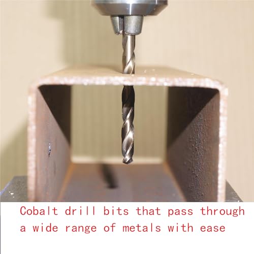 Cobalt Metric Drill bits Set 1mm-10mm/19PCS for Stainless Steel, Hard Metal, Cast Iron, Copper, Aluminum Plastic - style: 1mm-10mm/19pcs