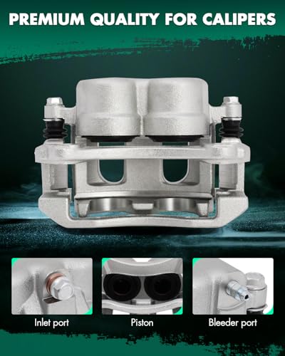 SCITOO Front Left & Right Disc Brake Calipers With Bracket 18B4950 18B4951 - size: Front[18B4950 & 18B4951]