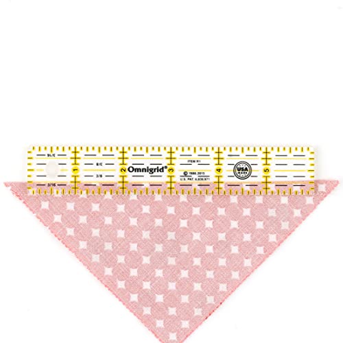Omnigrip 1" x 6" Clear Quilting Ruler by Omnigrid - size: 1" x 6"
