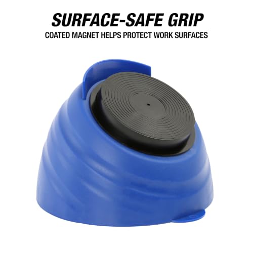 OEMTOOLS 25334 Magnetic Nut Cup Holds Up to 5 lbs. of Nuts, Bolts, & Screws - color: Blue