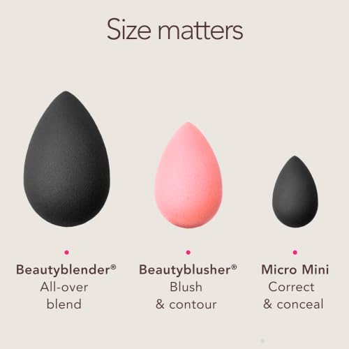Beautyblender® | Pro Blender Makeup Sponge | Blend Liquid Foundations, Powders and Creams | Streak Free Application | Vegan, Cruelty Free | Made in USA - color: Pro Black, size: 1 Count (Pack of 1)