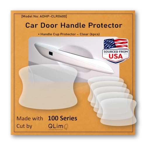 [3M]-6pcs Customized Car Door Handle Cup Protector Made with 3M PPF - color: Clear/6pcs