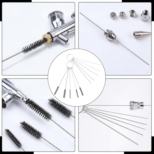 Sieral 8 Pcs Airbrush Cleaning Kit, Airbrush Spray Gun Cleaning Kit