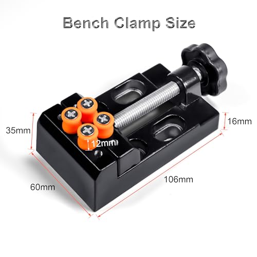 Mini Drill Press, Benchtop Electric Drill Press, Upgraded with Accessories - color: Color Blocking