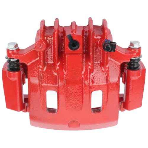 SCITOO - Rear Disc Brake Caliper Assembly w/Bracket For Ford - size: Rear Driver[18-B4752]Red