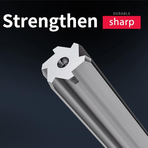 3.7mm Chucking Reamer,H7 HSS Straight Flutes Lathe Machine Reamer,Round Shank Milling Cutting Tool,1 pcs DRINYOUNG(3.7mm) - size: 3.7mm