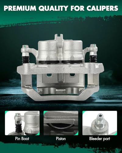 SCITOO 1PC 19B2870B Front Driver Side Disc Brake Caliper With Bracket - size: Front Driver[19B2870B]