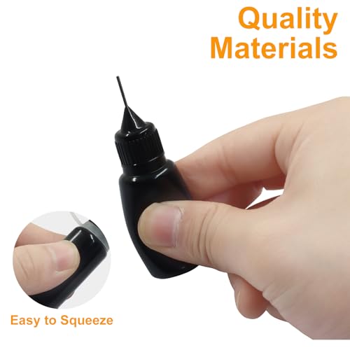 10ml Precision Tip Applicator Bottles, 10 Pcs - size: 10ml