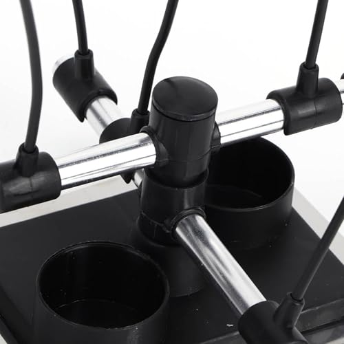 Airbrush Holder, Model Kit Tools Airbrush Accessories 6Pcs with Base for Airbrush