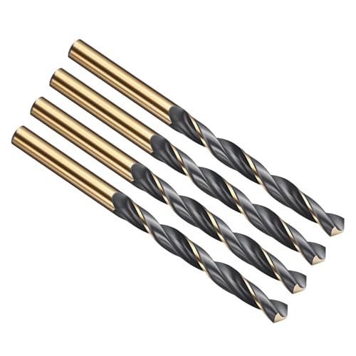 PATIKIL 6.5mm Drill Bit 4341 High-Speed Steel 118° for Thin Metal 4 Pack - size: 6.5mm