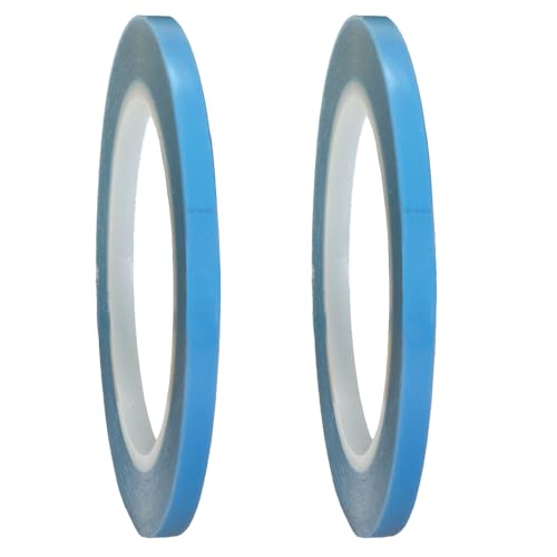 LAUCO 1/4" Fine Line Automotive Pinstriping Masking Tape - Pack of 2-36 Yard Roll 74631 - size: 1/4"
