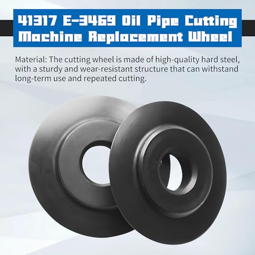 41317 E-3469 Tubing Cutter Replacement Wheel Compatible with RIDGID Tubing Cutter,Models 101 103 104 117 118 150 151 152 153 205 Copper Pipe Cutter (6 Pack)
