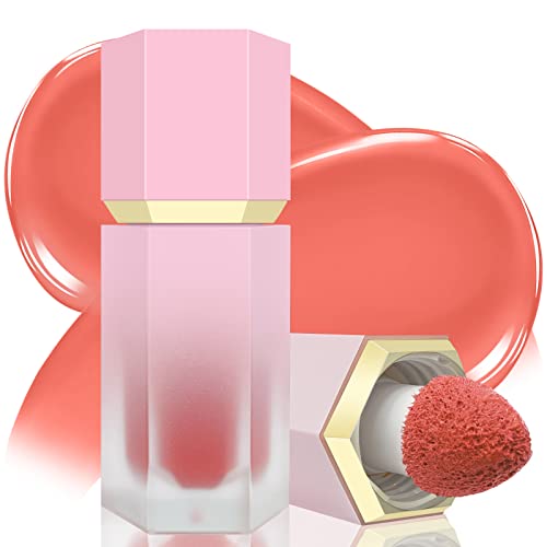 Liquid Blush for Cheeks, Blush Tint Makeup | #04 EBULLIENT-Cool Pink - color: #04 EBULLIENT-Cool Pink