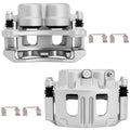 SCITOO 18B4950 18B4951 Front Left & Right Disc Brake Calipers With Bracket - size: Front[18B4950 & 18B4951]Silver