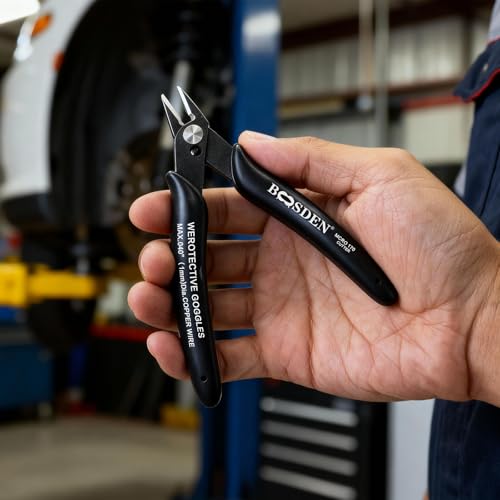 BOOSDEN 2 Pack Small Micro Wire Cutters Flush Cutter Pliers 5-Inch - color: Micro - 2 Pack