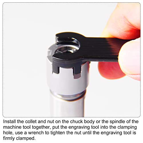 uxcell 2 Pcs ER16 6mm Spring Collet Chuck High Precision 0.015mm for CNC Engraving Machine Lathe Milling Tool - size: 6mm