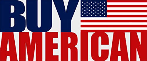 Buy American Sticker Decal(USA Made Decal) 3 x 7 inch