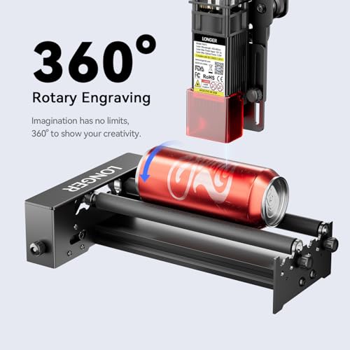 LONGER RAY5 Laser Engraver, 5000mW Laser Cutting Machine with Camera - size: 400 * 401mm