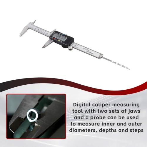 findmall Electronic Digital Caliper with Large LCD Screen 0-6 Inches