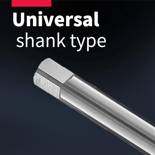 HSS Fixed Stem Guide Reamers Spiral 7mm，High Hardness H7 high Precision,1 pcs DRINYOUNG（7mm） - size: 7mm