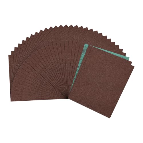 Sandpapers 4.5x5.5 30Pcs 60Grit Aluminum Oxide - size: 4.5" x 5.5"(60 Grit)