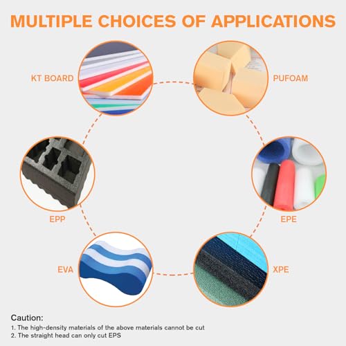 3-in-1 Hot Wire Electric Foam Cutter, Styrofoam Cutter Tool, Orange - color: Orange