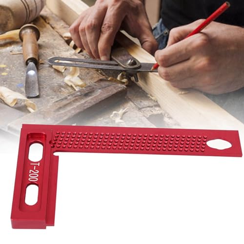 Aluminum Alloy Woodworking Ruler 200mm