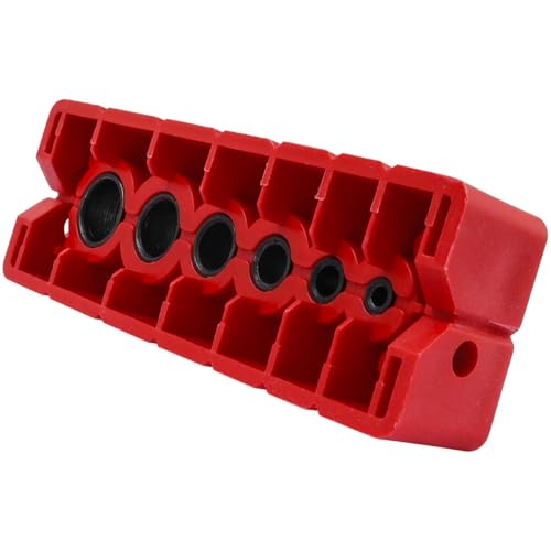 Drill Block Guide for Straight Holes, Portable Handheld Drill Guide Jig, 3-13mm Hole Locator, with V-Groove Design