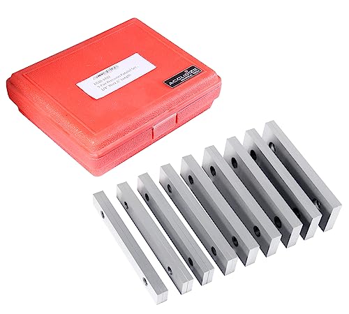 Accusize Precision Parallel Set 1/4 x 6 in 9 Pairs Alloy Steel