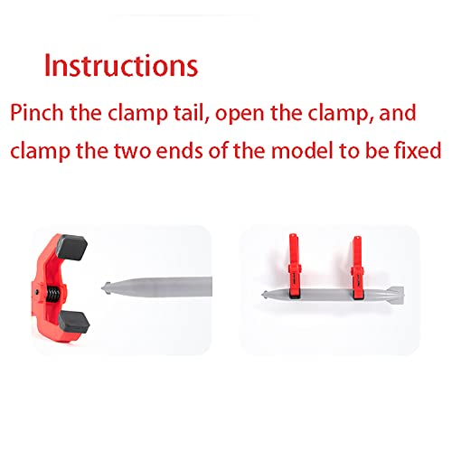 2/4/20 PCS Seamless Auxiliary Clamp Model Tool for Hobby Model DIY - color: 4pcs