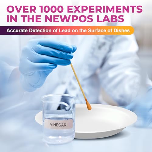 NewPos Lead Test Kit: 30 Swabs Upgraded Formulated Lead Paint Test Kit