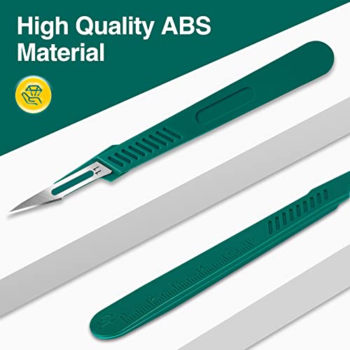 YixangDD 20 PCS Scalpel Blades with #11 Scalpels Surgical Blades - color: 20 PCS Handle With Blades #11