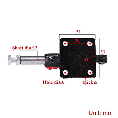 Push Pull Toggle Clamp, 500Lbs Holding Capacity 32mm Plunger Stroke, Quick Release Adjustable Clamp for Woodworking Welding Fixed - size: 304C