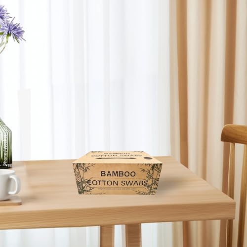 1200pcs Precision Tip Cotton Swabs for Makeup, Bamboo Sticks and Double Pointed - size: 12 Pack (1200)