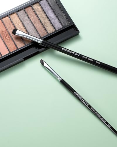 EIGSHOW Eyeshadow Smudge Brush & Eyeliner Brush - color: Black+E806