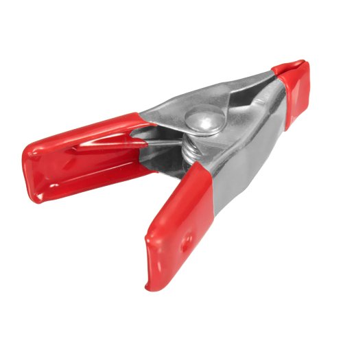 Wideskall® 2" inch Mini Metal Spring Clamps w/Red Rubber Tips Clips (Pack of 30) - style: Pack of 30