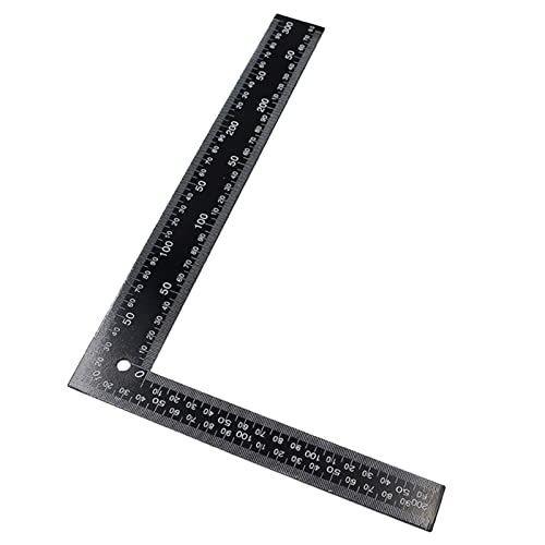 Stainless Steel L Square Ruler 90 Degree Metric and Inch 20 x 30cm