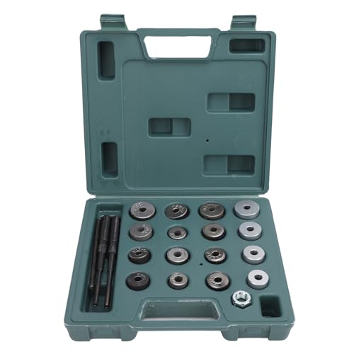 Valve Seat Reamer Tool Kit - Alloy Steel Universal for 20-30mm Valves, Includes 12 Sizes & 4 Heads