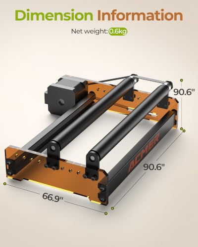 ACMER M3 Laser Rotary Roller, Rotary Module for Cylindrical Engraving - color: M3