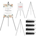 RRFTOK 4 Pack 63 in Sign Easel Stands, Instant-Fold Tripods with Bags - style: 63B 4pack
