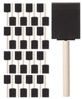 Bates 2-Inch Foam Paint Brushes, 32 Pack - Sponge Brushes for Painting, Staining, and Mod Podge - color: Black, size: 2 inch, 32 Pack