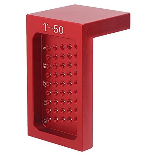 Woodworking Scriber, Aluminum Alloy Saddle L Square Ruler, Precision Woodworking Tool with Metric Scale for Carpenter Square