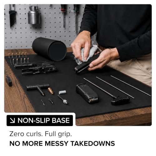 Falko Tactical Gun Cleaning Mat, Gun Mat for Handgun, Rifle and Shotgun - color: Steel Blue, size: 48x17
