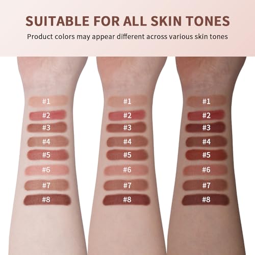 Cushion Matte Lip Blush Stick,Moisturizing Long Lasting Transfer Proof #8 - color: Color #8