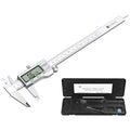 Neoteck 8 inch/200 mm Digital Caliper Vernier Caliper Stainless Steel Ruler