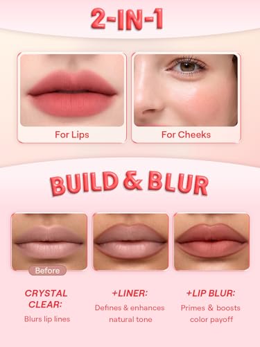 SHEGLAM Bounce Putty Pocket Lip Pot velvet Matte Lip Gloss Soft High Pigment Color Lip Stain with Brush-Pomelo Plump - color: Pomelo Plump