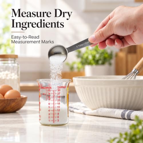 Ackers BORO3.3 Glass Measuring Cup, V-Shaped Spout, 150 mL / 5 oz, Single - size: 150 ML (5 Oz)-SINGLE