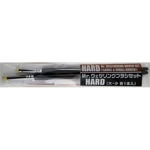 GSI Creos - MB30 Mr. Weathering Brush Set (Hard), Mr. Hobby
